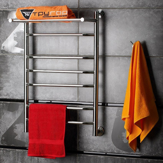 Полотенцесушитель водяной Тругор Браво НК3 с полкой П7 600x800 мм 00-00021836 фото 3
