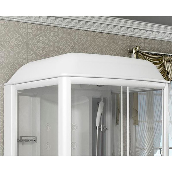 Душевая кабина Радомир Диана 1 118x108 см, белый/матовое - 2 Душевая кабина Радомир Диана 1 118x108 см, белый/матовое фото 2