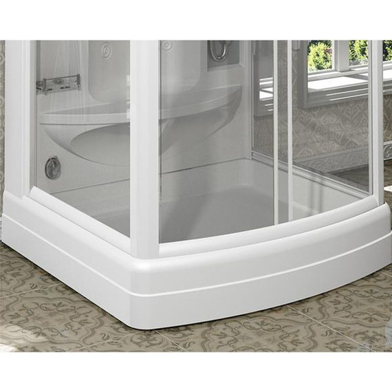 Душевая кабина Радомир Диана 1 118x108 см, белый/матовое - 6 Душевая кабина Радомир Диана 1 118x108 см, белый/матовое фото 6