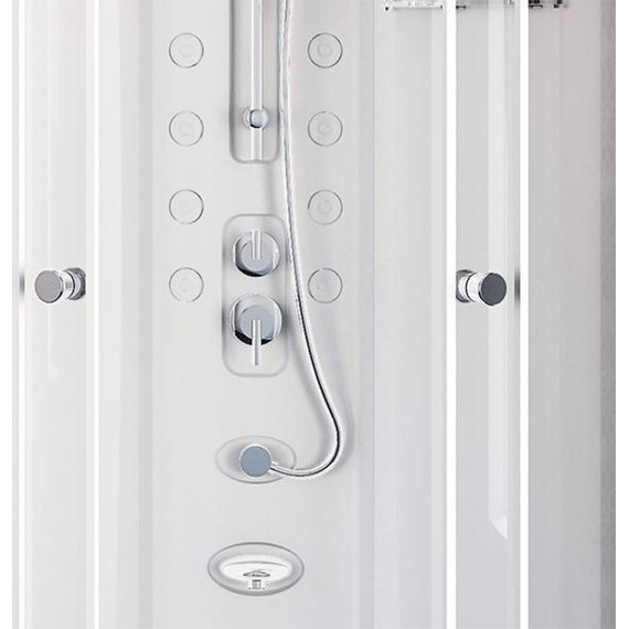 Душевая кабина Радомир Паола 2 103x103 см, белый/матовое фото 3