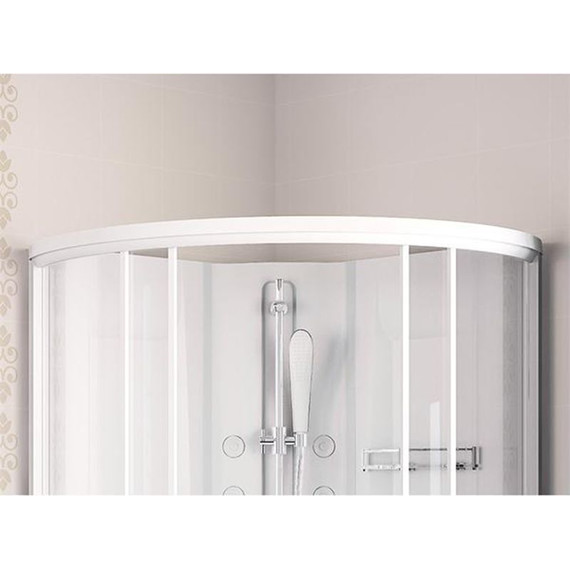 Душевая кабина Радомир Паола 2 103x103 см, белый/матовое фото 4