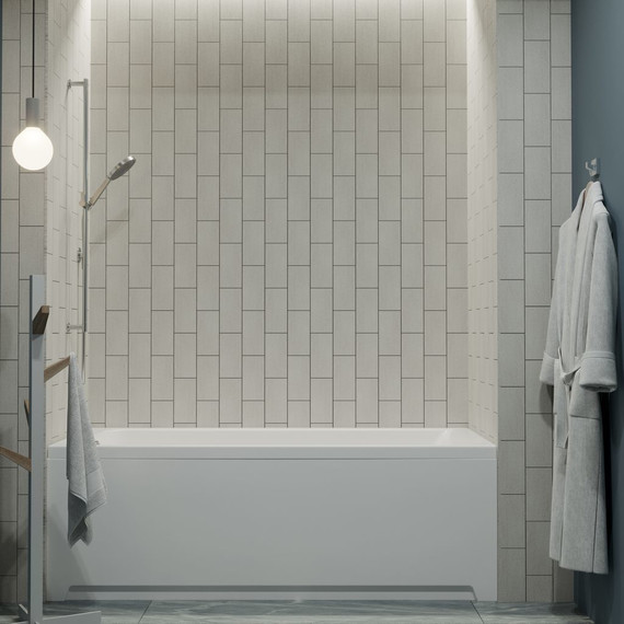 Ванна акриловая 1ACReal Тори 170 см с каркасом, Размер - мм: 1700х700 фото 6