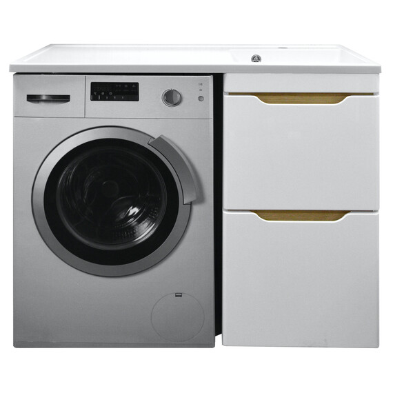 Тумба напольная с раковиной-столешницей Azario Magenta 110 см R CS00079140 фото 