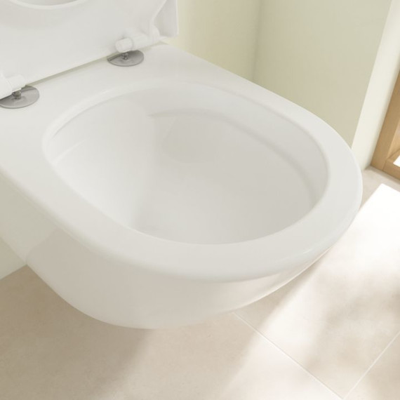 Унитаз подвесной безободковый Villeroy&Boch Subway 3.0 4670TS01 с крышкой микролифт фото 7