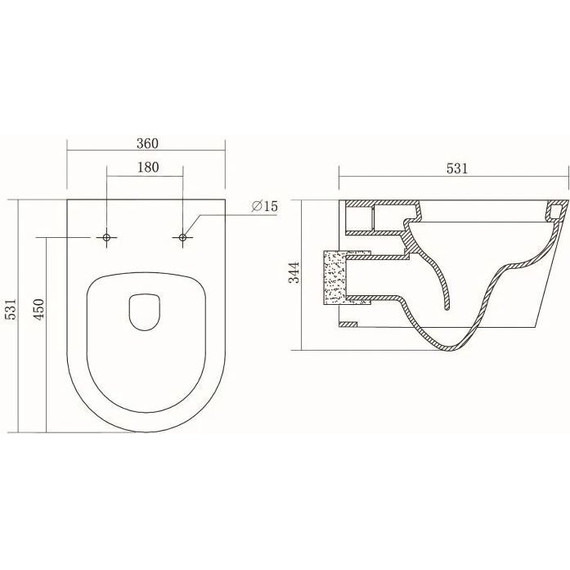 Инсталляция Aquatek Easy Fix 50 INS-0000010 с подвесным унитазом Aquatek Бетта AQ1253W-00 фото 6