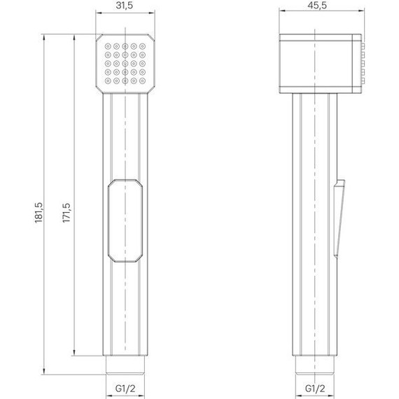 Гигиенический душ Iddis Axes AXE1F1Ci20 - 3 Гигиенический душ Iddis Axes AXE1F1Ci20 фото 3