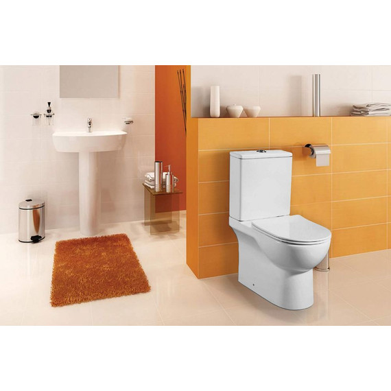 Унитаз-компакт безободковый Azario Ambra AZ-848 с крышкой микролифт фото 2