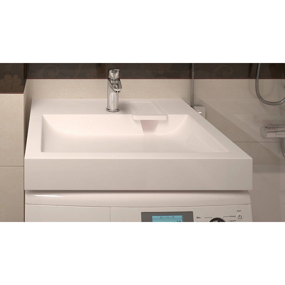 Раковина над стиральной машиной Azario Beta 60 см CS00078301 - 3 Раковина над стиральной машиной Azario Beta 60 см CS00078301 фото 3