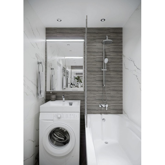 Раковина над стиральной машиной Azario Beta 60 см CS00078301 - 4 Раковина над стиральной машиной Azario Beta 60 см CS00078301 фото 4