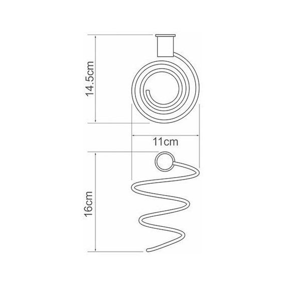 Держатель для фена WasserKraft K-1080WHITE, цвет белый матовый - 2 Держатель для фена WasserKraft K-1080WHITE, цвет белый матовый фото 2