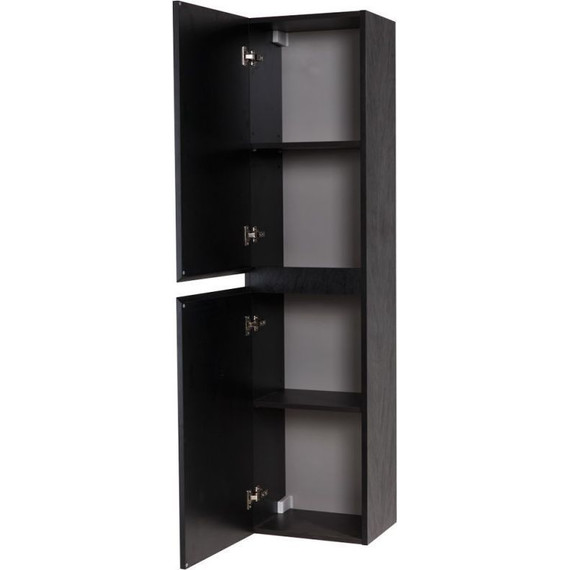 Пенал подвесной Cezares MOLVENO-1600-2A-SC-NR 40 см, Nero - 3 Пенал подвесной Cezares MOLVENO-1600-2A-SC-NR 40 см, Nero фото 3