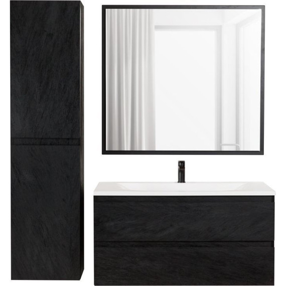 Пенал подвесной Cezares MOLVENO-1600-2A-SC-NR 40 см, Nero - 4 Пенал подвесной Cezares MOLVENO-1600-2A-SC-NR 40 см, Nero фото 4