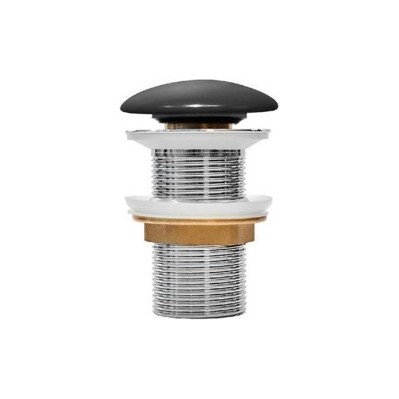 Донный клапан Iddis Optima home OPHBM00i88, чёрный матовый фото 