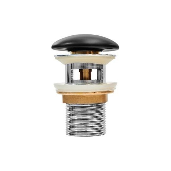 Донный клапан Iddis Optima home OPHBM0Wi88, чёрный матовый фото 