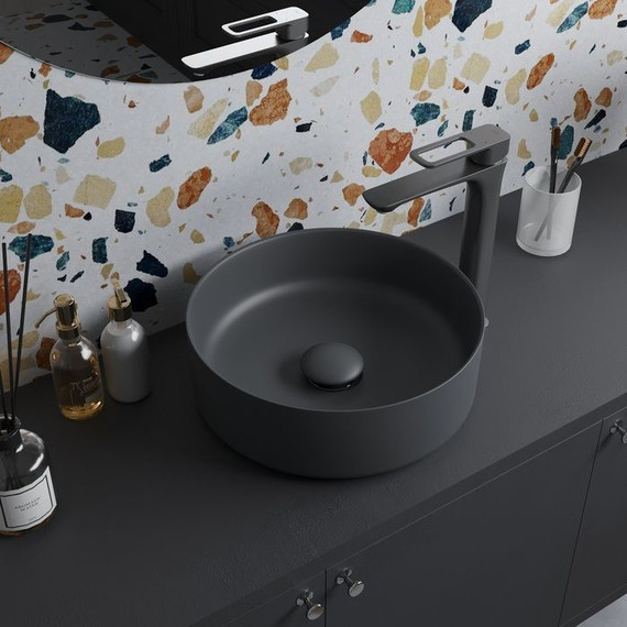 Донный клапан Iddis Optima home OPHGM00i88, серый матовый - 2 Донный клапан Iddis Optima home OPHGM00i88, серый матовый фото 2