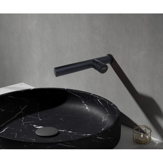 Смеситель для раковины настенный Bronze de Luxe Avantgarde 2021H, чёрный матовый - 7 Смеситель для раковины настенный Bronze de Luxe Avantgarde 2021H, чёрный матовый фото 7