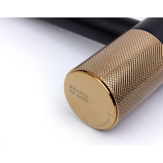 Смеситель для раковины высокий Bronze de Luxe Avantgarde 2030MH, черный матовый/розовое золото - 3 Смеситель для раковины высокий Bronze de Luxe Avantgarde 2030MH, черный матовый/розовое золото фото 3