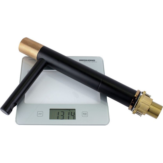 Смеситель для раковины высокий Bronze de Luxe Avantgarde 2030MH, черный матовый/розовое золото - 5 Смеситель для раковины высокий Bronze de Luxe Avantgarde 2030MH, черный матовый/розовое золото фото 5