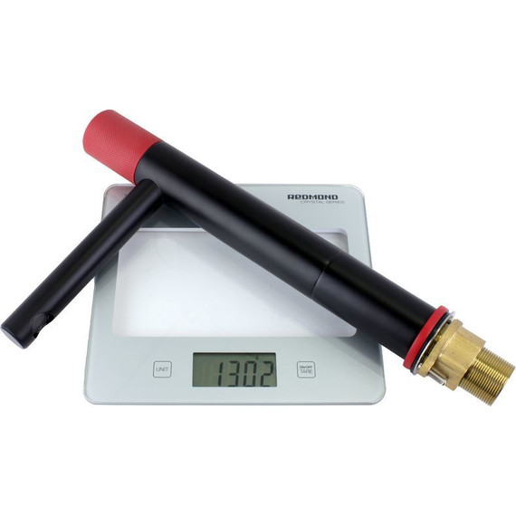 Смеситель для раковины высокий Bronze de Luxe Avantgarde 2030RH, черный матовый/красный фото 8