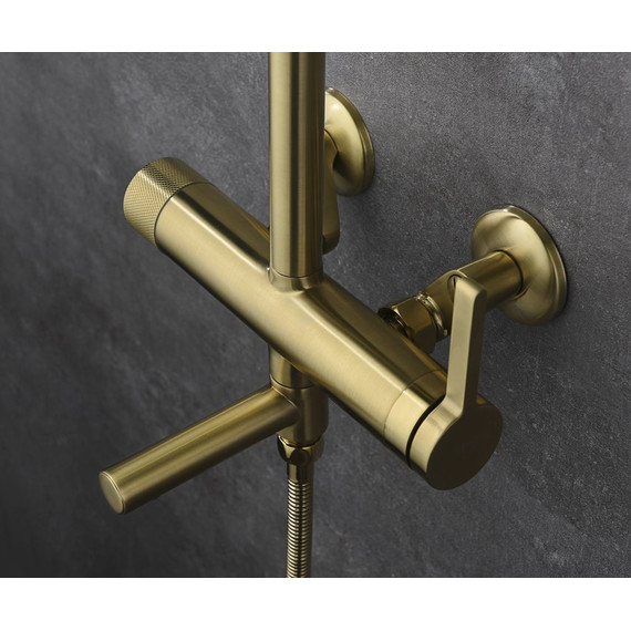 Душевая стойка Bronze de Luxe Avantgarde 2039GB, бронза фото 9