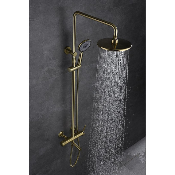 Душевая стойка Bronze de Luxe Avantgarde 2039GB, бронза фото 11