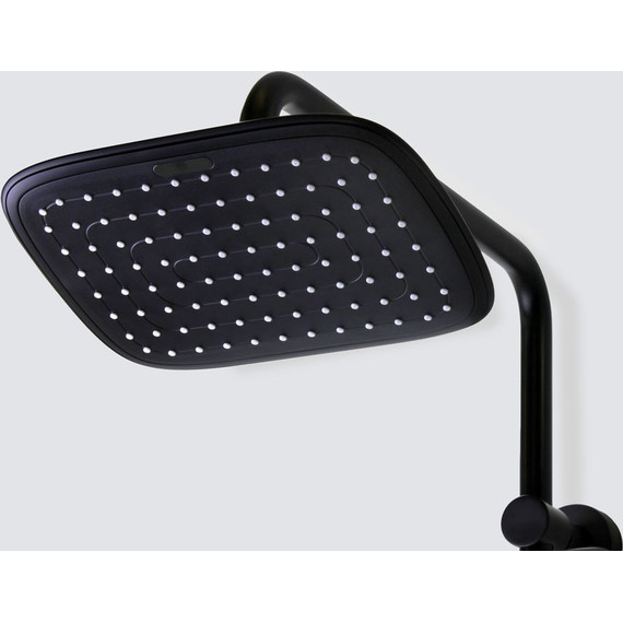 Душевая стойка Bronze de Luxe Avantgarde 2039RGB, чёрный матовый/розовое золото фото 4