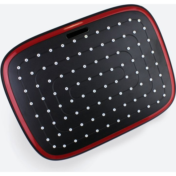 Душевая стойка Bronze de Luxe Avantgarde 2039RH, чёрный матовый/красный фото 7