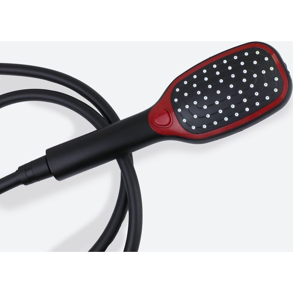 Душевая стойка Bronze de Luxe Avantgarde 2039RH, чёрный матовый/красный фото 9