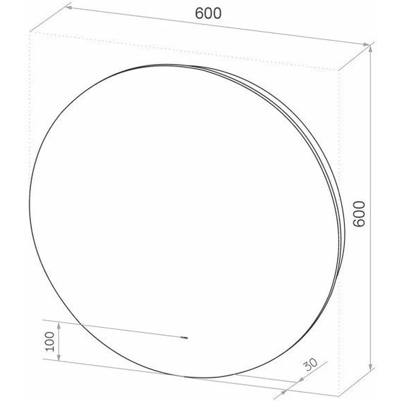 Зеркало Sintesi Deco 60 см SIN-SPEC-DECO-60 фото 10