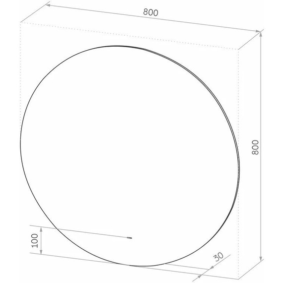 Зеркало Sintesi Deco 80 см SIN-SPEC-DECO-80 фото 10