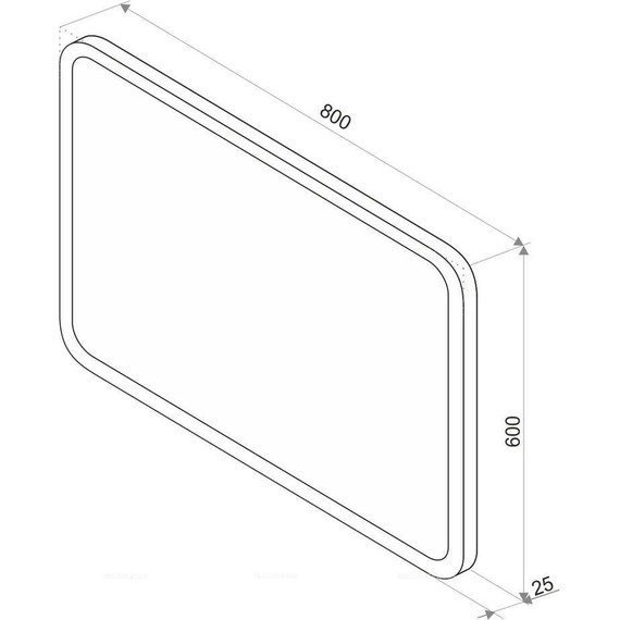 Зеркало Sintesi Jano 80 см SIN-SPEC-JANO-80 фото 11
