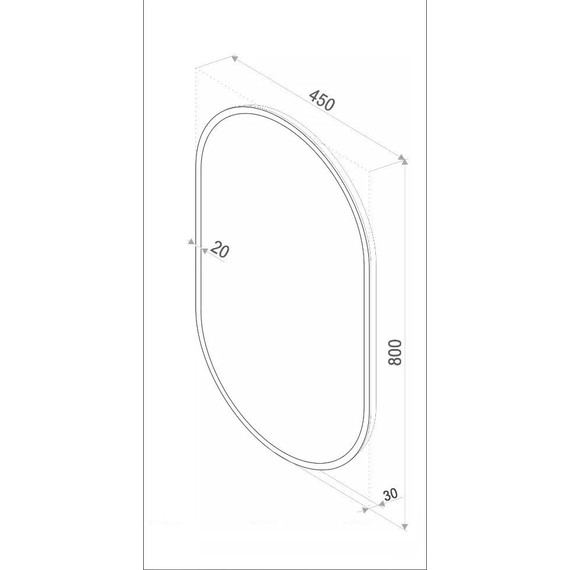Зеркало Sintesi Tito 45 см SIN-SPEC-TITO-45 фото 11