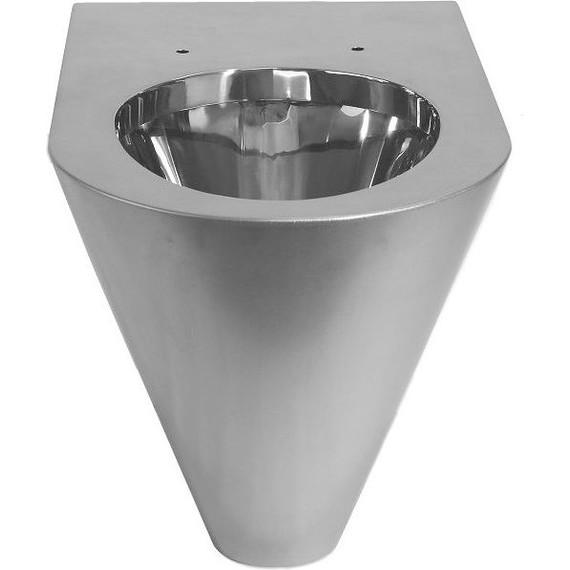 Унитаз подвесной антивандальный Тругор УПббА с крышкой полипропилен фото 2