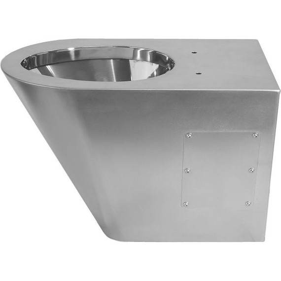 Унитаз подвесной антивандальный Тругор УПббА с крышкой полипропилен фото 3