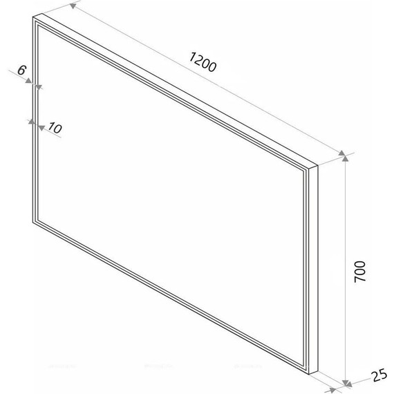 Зеркало Sintesi Armadio Cromo 120 см SIN-SPEC-ARMADIO-CROMO-120 фото 8