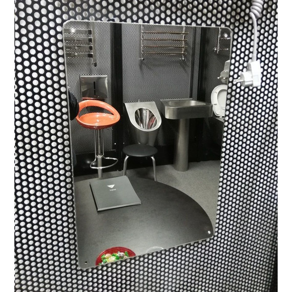 Зеркало антивандальное Тругор ЗА 60x50 см - 2 Зеркало антивандальное Тругор ЗА 60x50 см фото 2