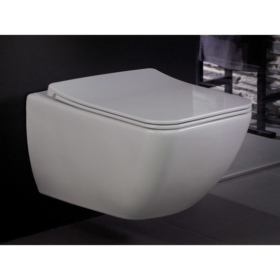 Унитаз подвесной безободковый Villeroy&Boch Venticello 4611RS01 с крышкой микролифт фото 8