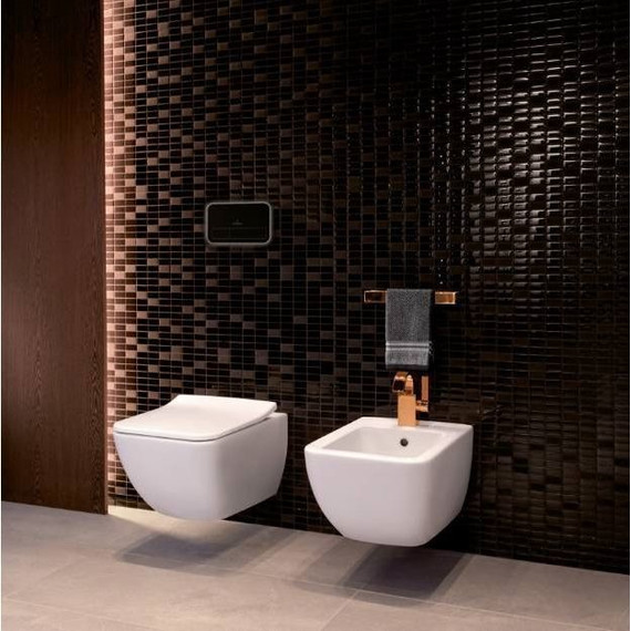 Унитаз подвесной безободковый Villeroy&Boch Venticello 4611RS01 с крышкой микролифт фото 10