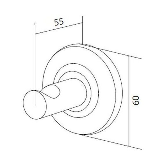 Крючок для полотенец AM.PM Bourgeois A6535500 - 2 Крючок для полотенец AM.PM Bourgeois A6535500 фото 2