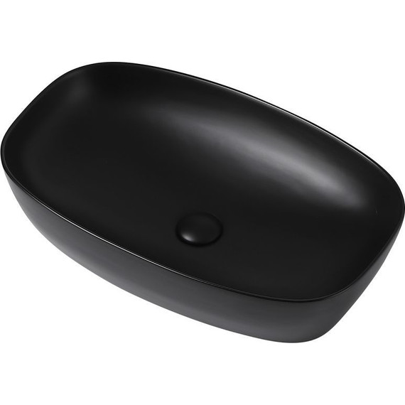 Раковина-чаша Abber Rechteck 60 см AC2206MB, черный матовый фото 2