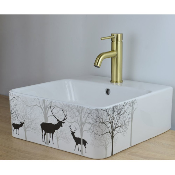 Смеситель для раковины Bronze de Luxe Scandi 1451BR, бронза, Цвет производителя: бронза - 6 Смеситель для раковины Bronze de Luxe Scandi 1451BR, бронза, Цвет производителя: бронза фото 6