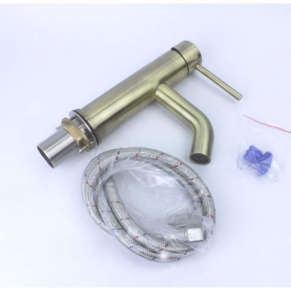 Смеситель для раковины Bronze de Luxe Scandi 1451BR, бронза, Цвет производителя: бронза - 8 Смеситель для раковины Bronze de Luxe Scandi 1451BR, бронза, Цвет производителя: бронза фото 8