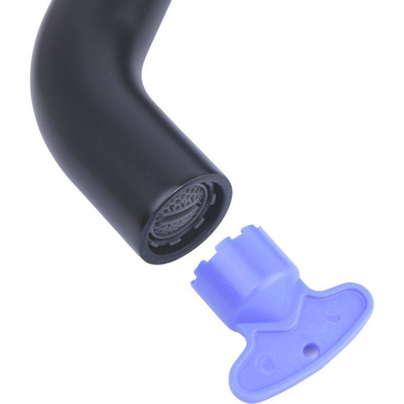 Смеситель для раковины Bronze de Luxe Scandi 1451B, черный матовый, Цвет производителя: чёрный матовый - 4 Смеситель для раковины Bronze de Luxe Scandi 1451B, черный матовый, Цвет производителя: чёрный матовый фото 4