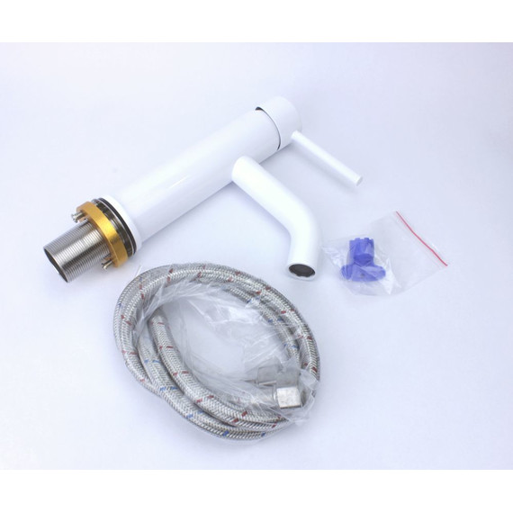 Смеситель для раковины Bronze de Luxe Scandi 1451W, белый глянцевый, Цвет производителя: белый глянцевый - 10 Смеситель для раковины Bronze de Luxe Scandi 1451W, белый глянцевый, Цвет производителя: белый глянцевый фото 10