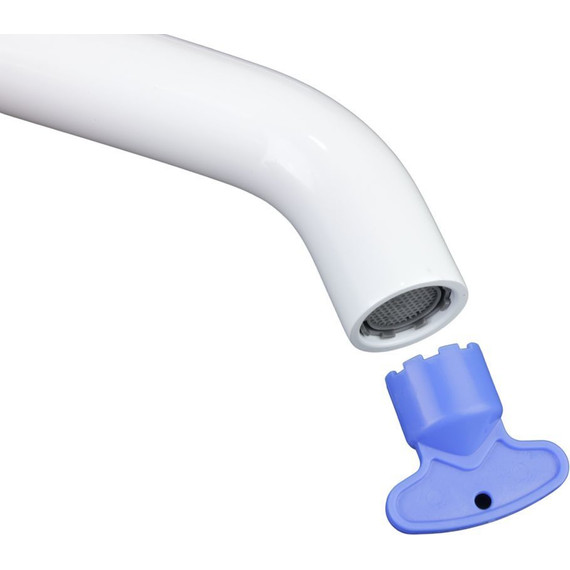 Смеситель для раковины Bronze de Luxe Scandi 1451W, белый глянцевый, Цвет производителя: белый глянцевый - 3 Смеситель для раковины Bronze de Luxe Scandi 1451W, белый глянцевый, Цвет производителя: белый глянцевый фото 3