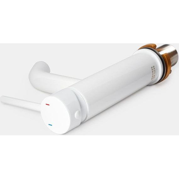 Смеситель для раковины Bronze de Luxe Scandi 1451W, белый глянцевый, Цвет производителя: белый глянцевый - 5 Смеситель для раковины Bronze de Luxe Scandi 1451W, белый глянцевый, Цвет производителя: белый глянцевый фото 5