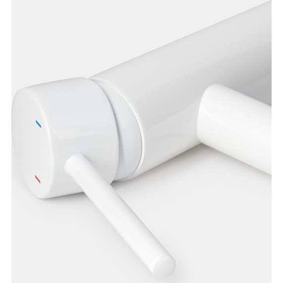 Смеситель для раковины Bronze de Luxe Scandi 1451W, белый глянцевый, Цвет производителя: белый глянцевый - 6 Смеситель для раковины Bronze de Luxe Scandi 1451W, белый глянцевый, Цвет производителя: белый глянцевый фото 6