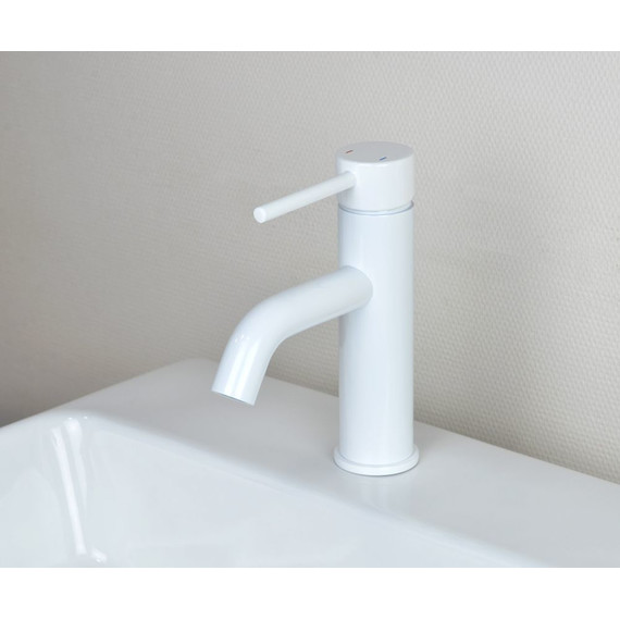 Смеситель для раковины Bronze de Luxe Scandi 1451W, белый глянцевый, Цвет производителя: белый глянцевый - 8 Смеситель для раковины Bronze de Luxe Scandi 1451W, белый глянцевый, Цвет производителя: белый глянцевый фото 8