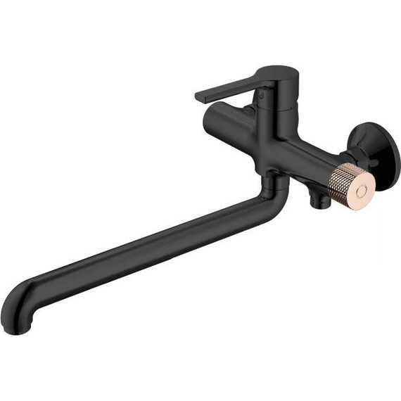 Смеситель для ванны Haiba HB22652-7, черный матовый фото 