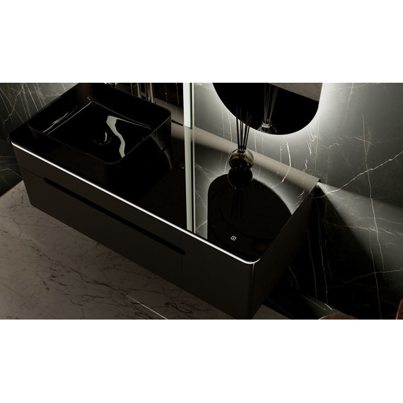 Тумба подвесная со столешницей Jorno Shine 120 см Shi.01.120/P/A, антрацит - 4 Тумба подвесная со столешницей Jorno Shine 120 см Shi.01.120/P/A, антрацит фото 4